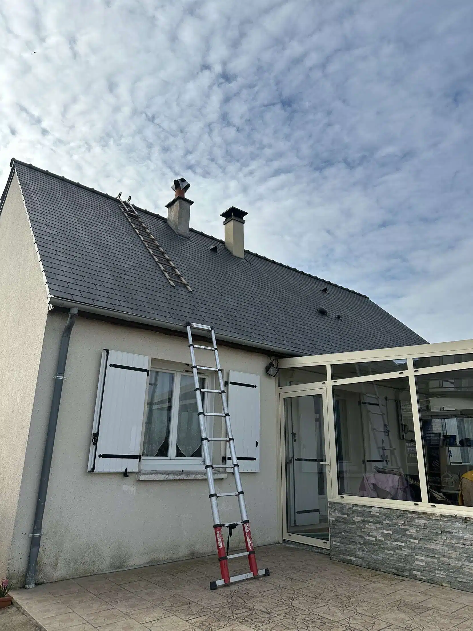 Démoussage de toiture